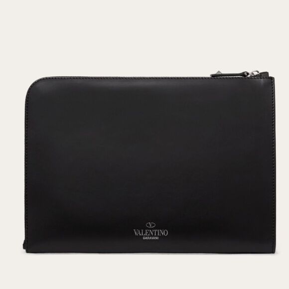 Valentino VLTN‎ Document Holder Black/Muti Color Nwt - Picture 3 of 14